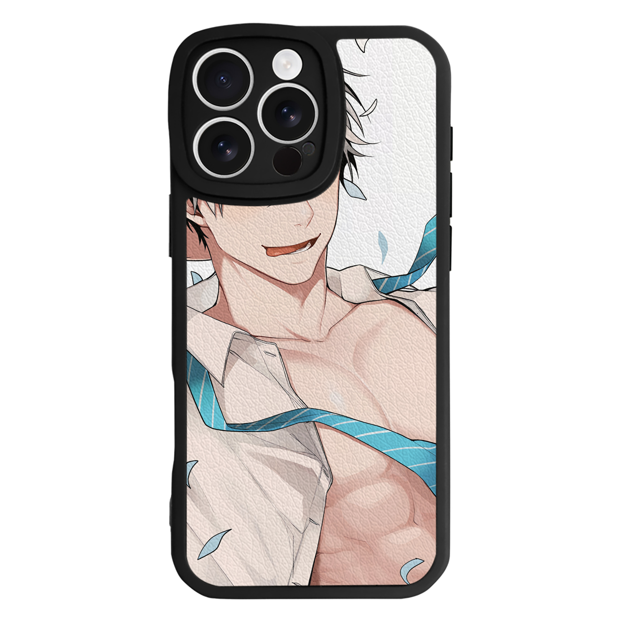 （画像用） ハイキュー!! Haikyu!! 【iPhone 16シリーズ対応】シリコンスマホケース（レザー調） 材質：シリコン